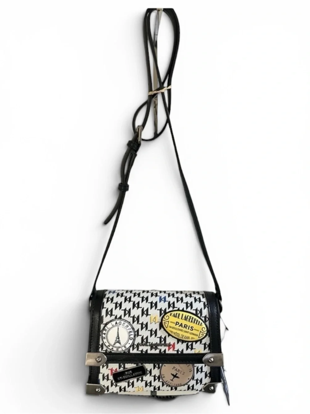 Karl Lagerfeld Paris Hotel de Karl Crossbody Bag NWT with Dust Bag
